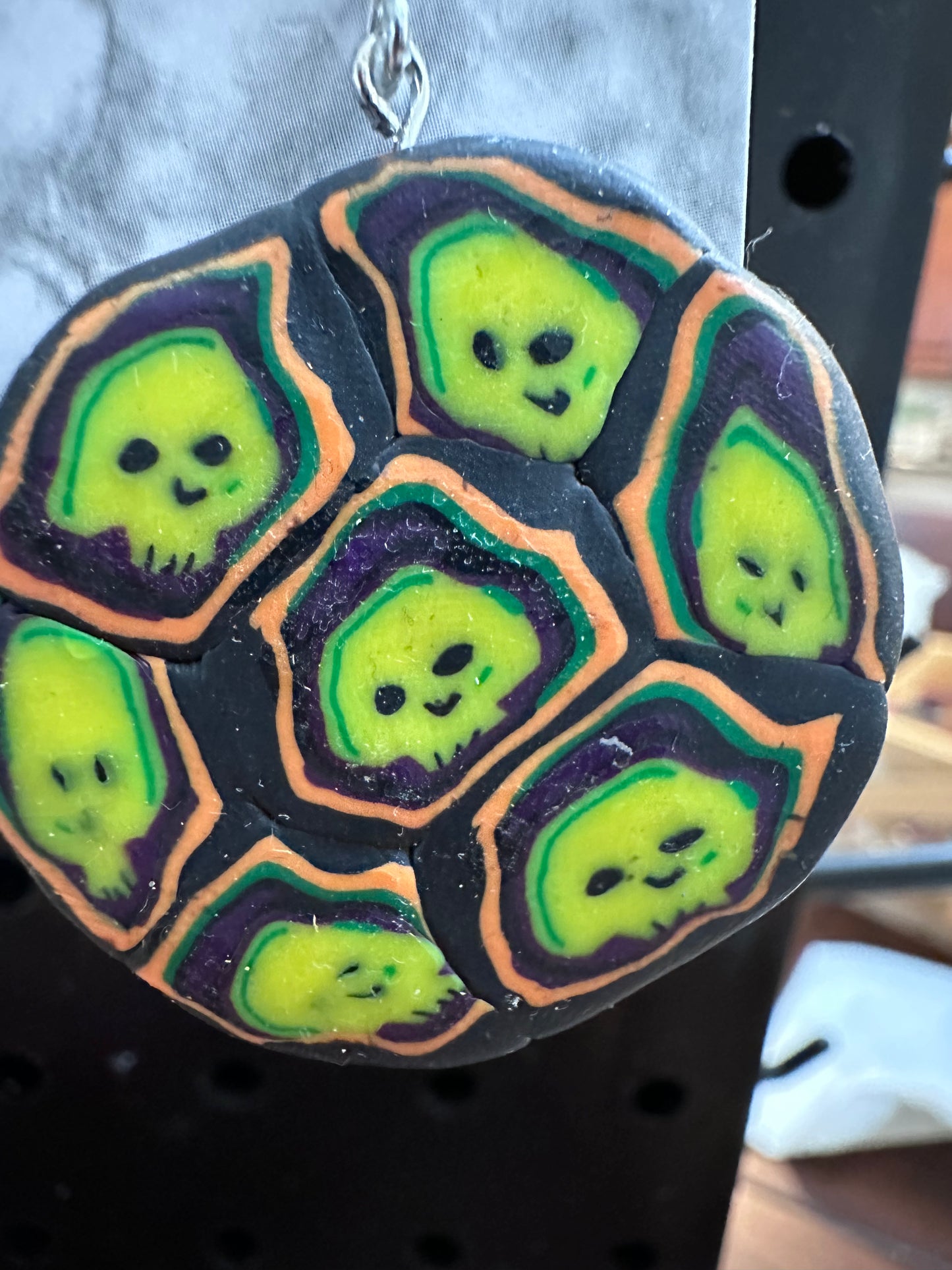 Trippy Skull earrings