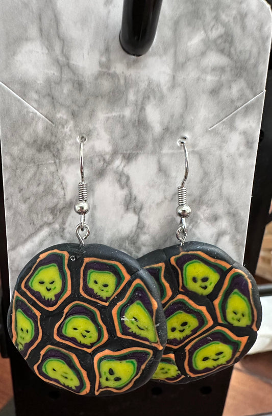 Trippy Skull earrings