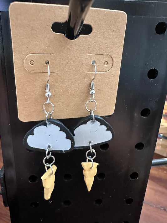 Cloud earrings